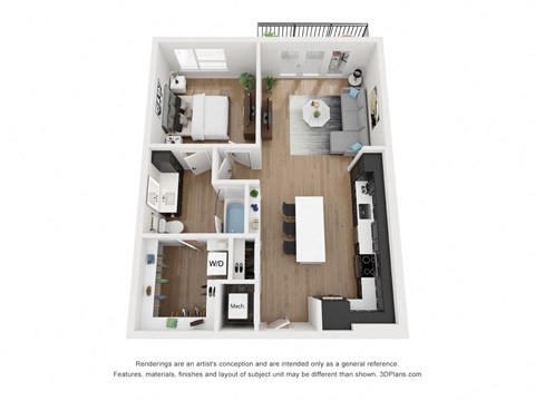 A2_2 Floor Plan